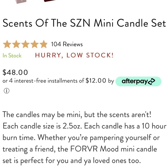 Limited Edition Forvr Mood “You Up?” Candle Mini - Picture 5 of 5